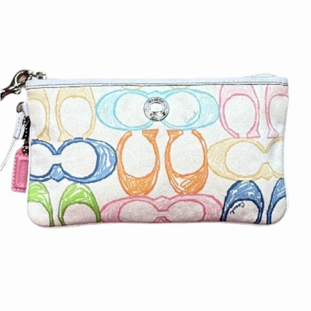COACH | Hampton Scribble Wristlet